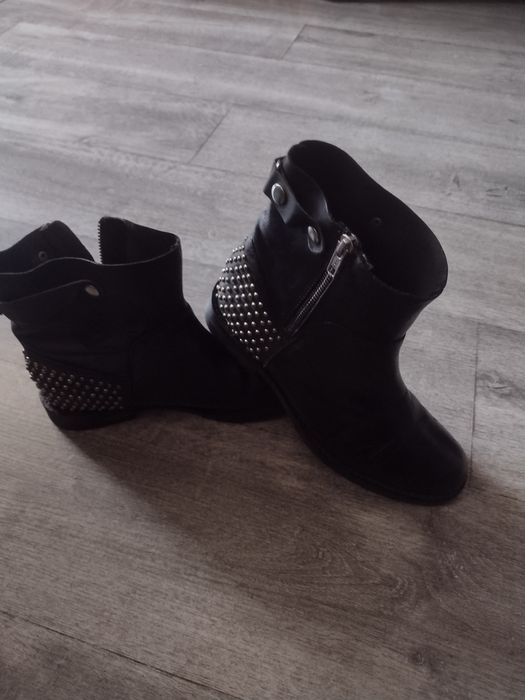 Skórzane buty damskie r. 37