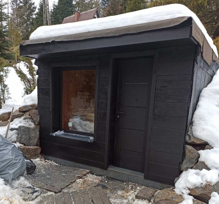 Sauna ogrodowa - "BANIA" w ogrodzie lub na tratwie