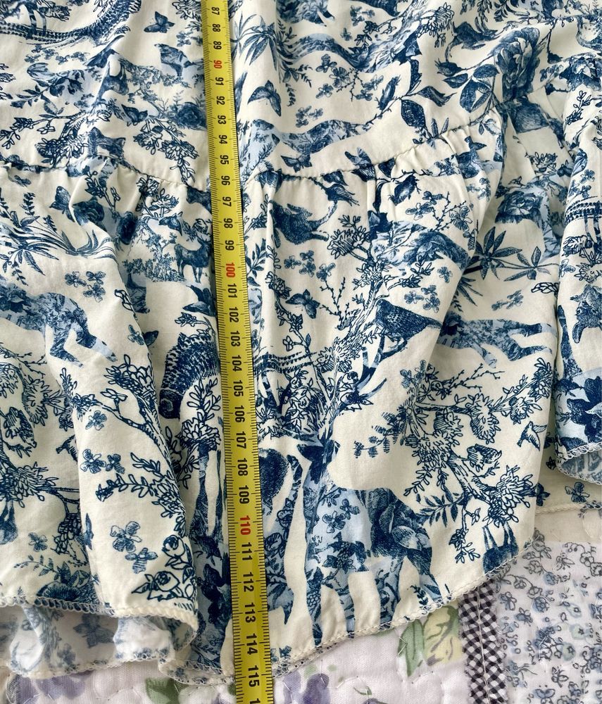 Vestido Lolita azul e branco
