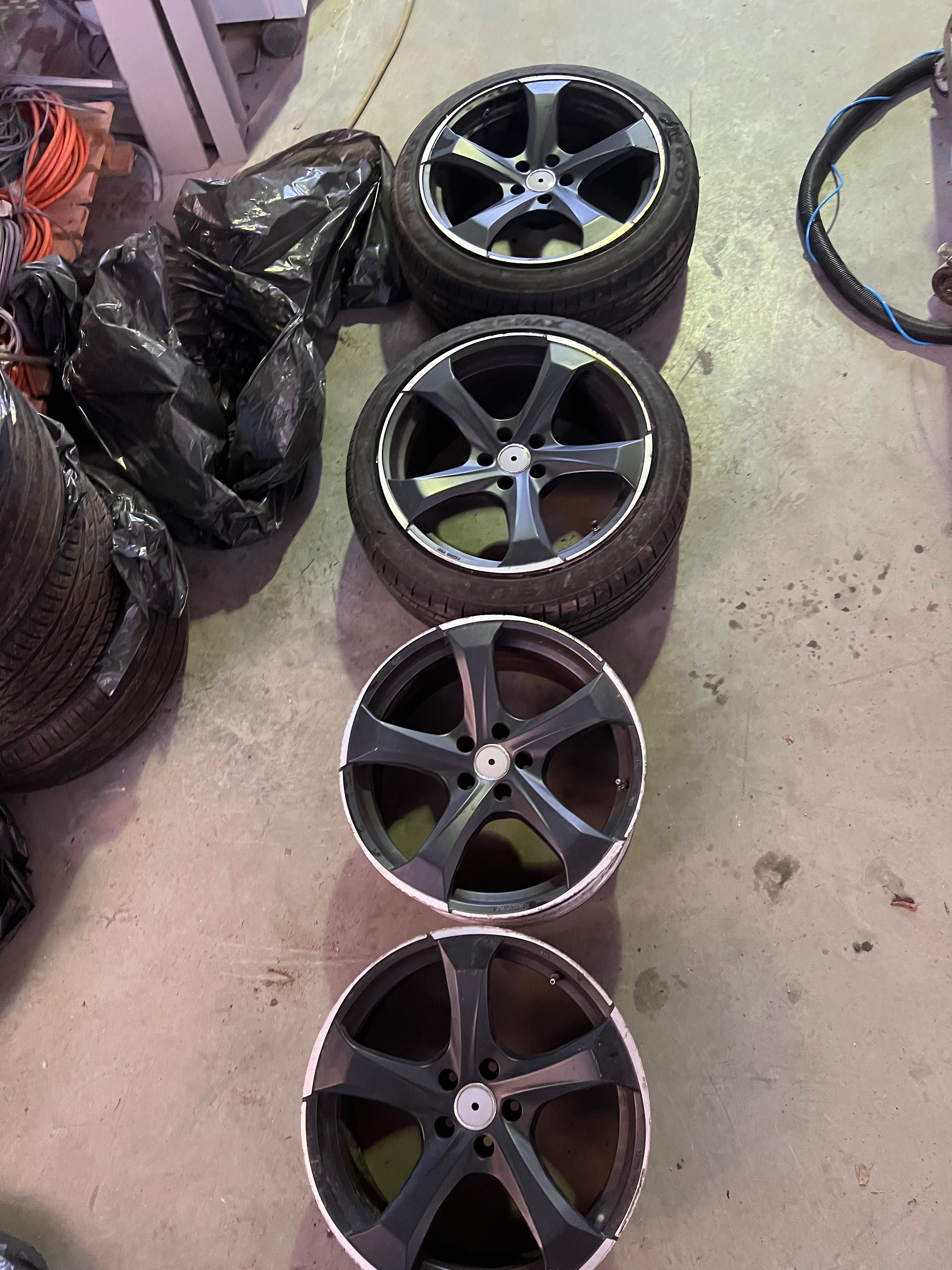 Felgi 19 OZ MSW 47 9x19 5x112 ET21 Matt Dark Tittanium Full BMW