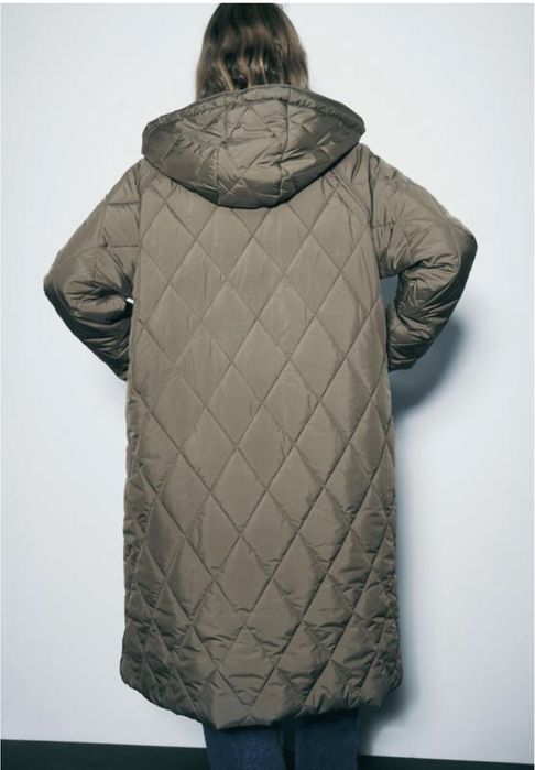 Пальто плащ подовжена куртка Zara