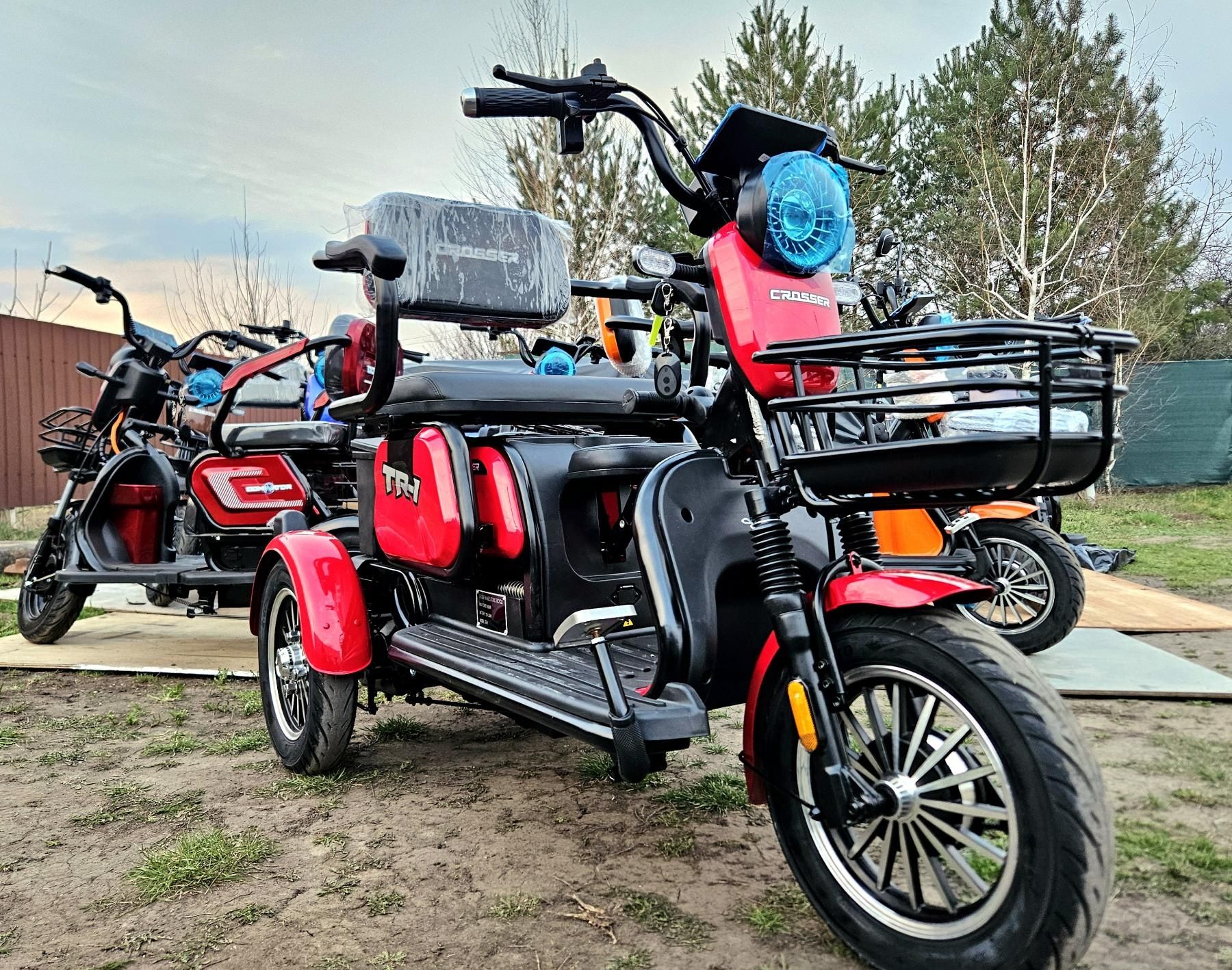 Продажа Crosser tr1  электротрайк электротрицикл трехколесный мот