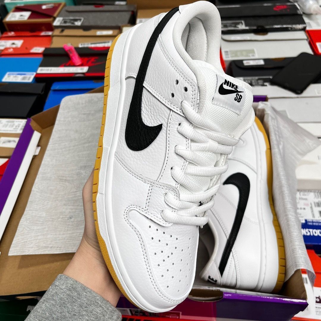 Найк данк белые низкие Nike Dunk sb low pro Кожа