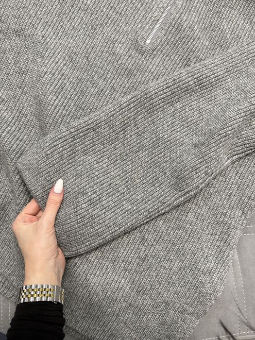 Светр свитер hm сірий серый zara