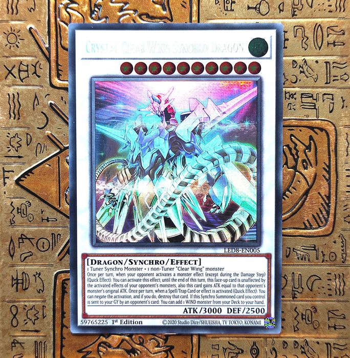 Crystal Clear Wing Synchro Dragon Yugioh