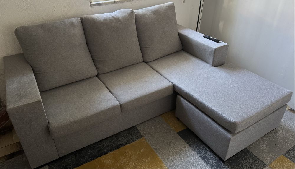 Sofá chaise longue reversível