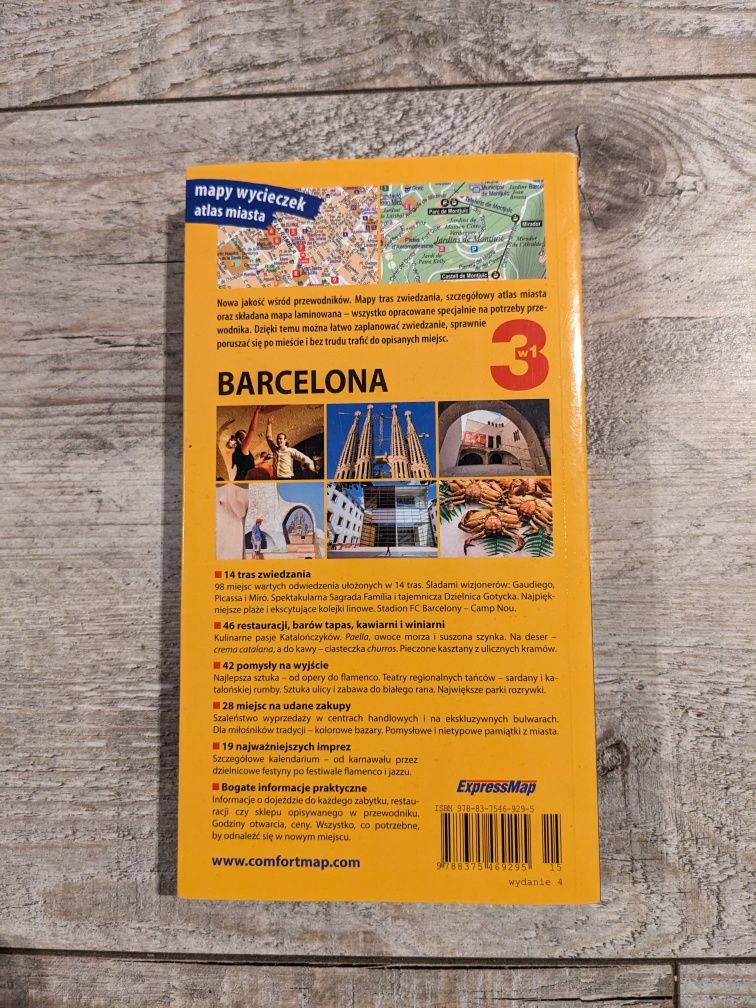 Barcelona - przewodnik + mapa