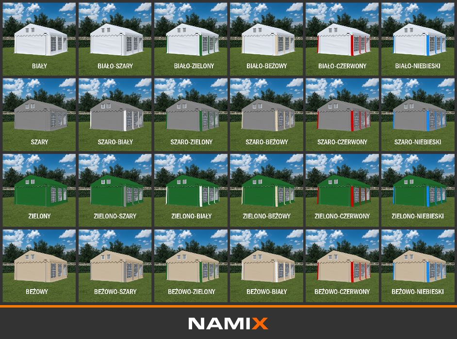 Namiot COMFORT 3x4 imprezowy handlowy altana PVC 560g/m2