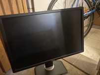 Monitor Dell U2412M z podstawką i kablami