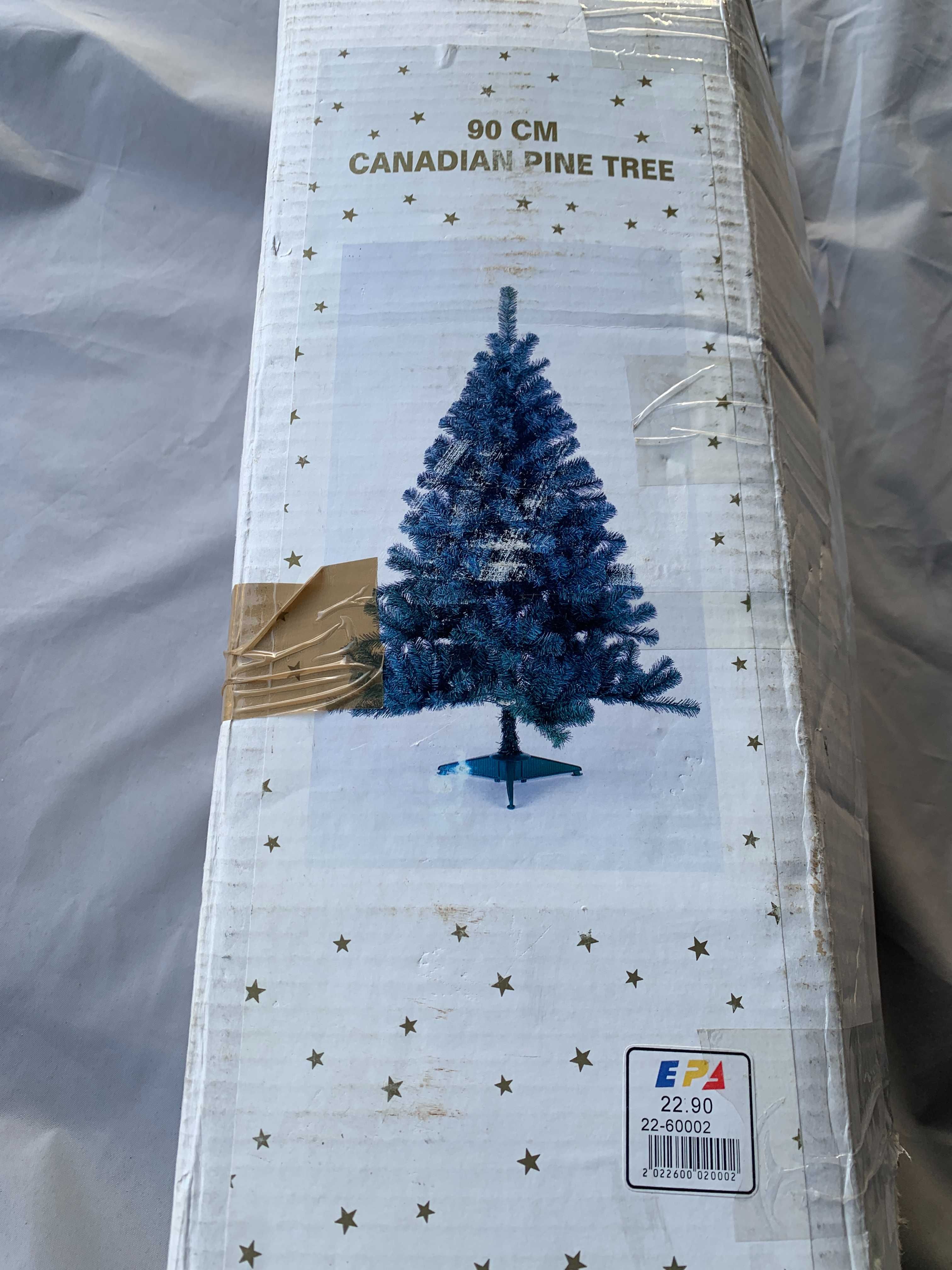 Arvore de Natal tipo Canadian de 90cm como nova - usada uma vez