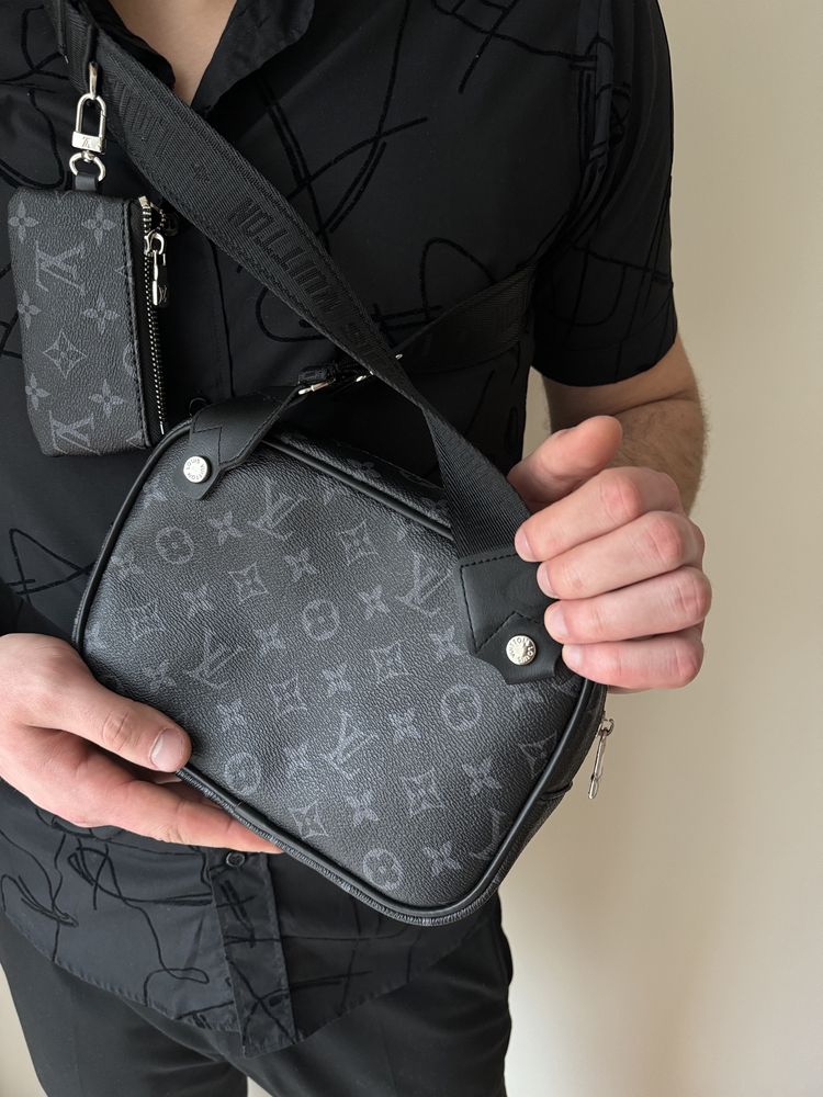 Сумка чоловіча Louis Vuitton з монетницею