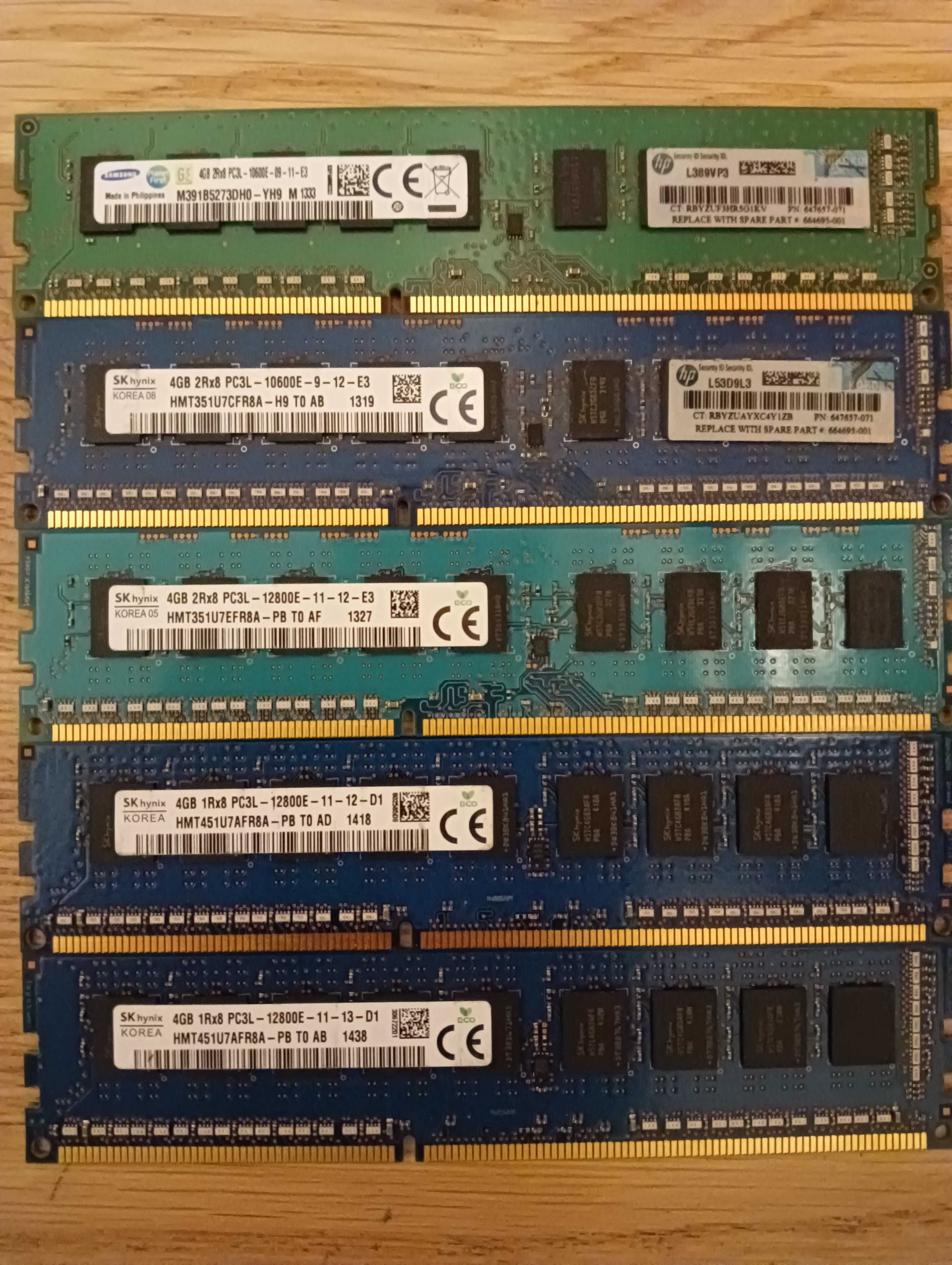 Pamięć RAM 4GB DDR3 1600MHz 1,35V i 1,5V- 11,99zł/szt.