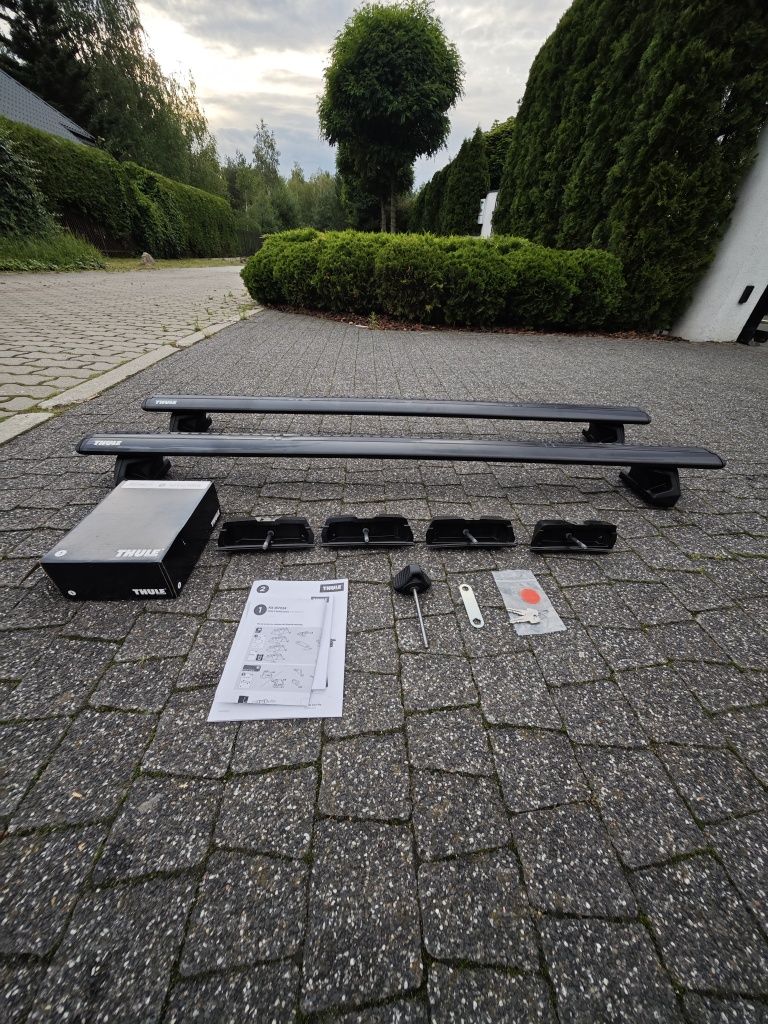 Zestaw belek do BMW 5 G30 [2017+] – Thule Wingbar Evo Black + Kit 7024