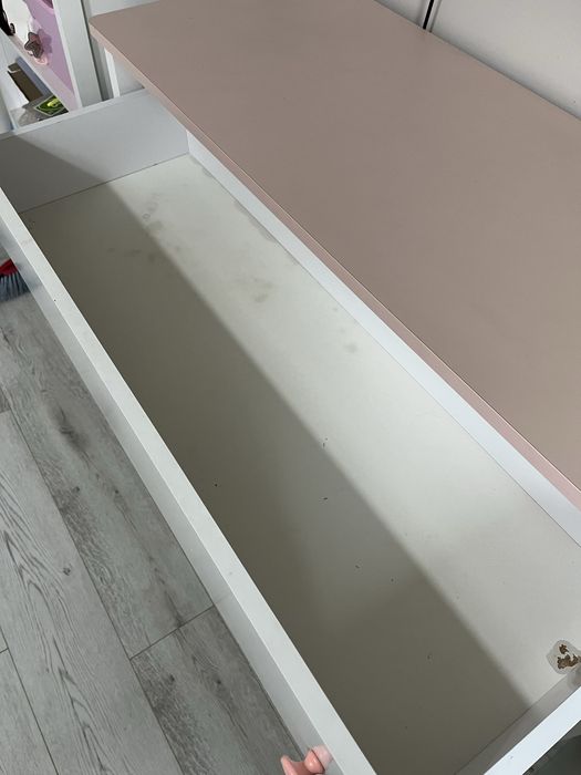 Komplet meblowy Luna dla dziewczynki szafa regał komoda