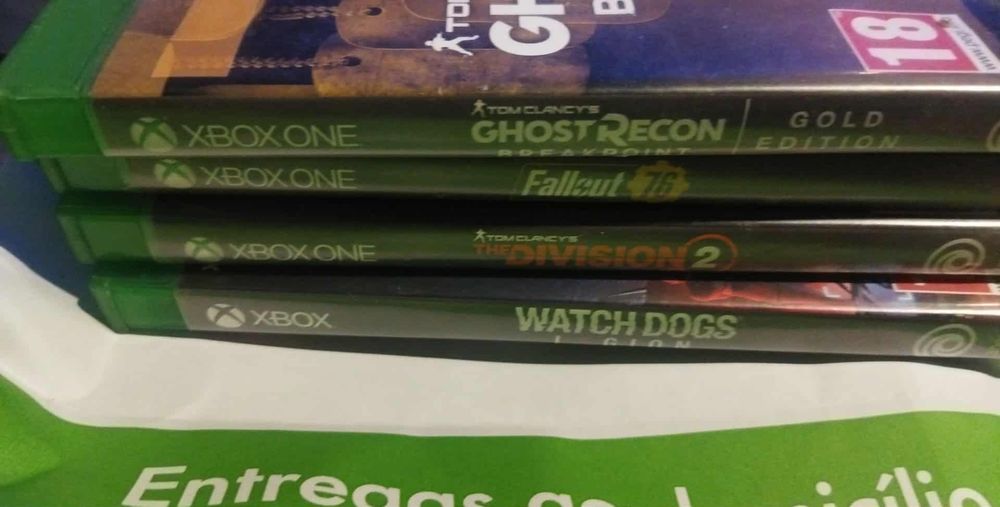 Vendo 4 Jogos Usados Para Xbox One