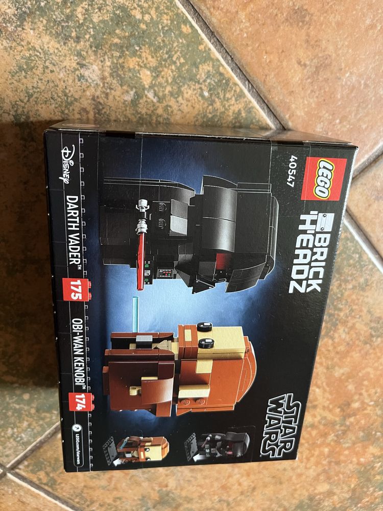 Lego 40547 brickheadz Obi-wan Kenobi i Darth Vader