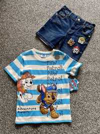 T- shirt Spodenki 116 cm Paw Patrol Psi 5- 6 lat F&F Disney