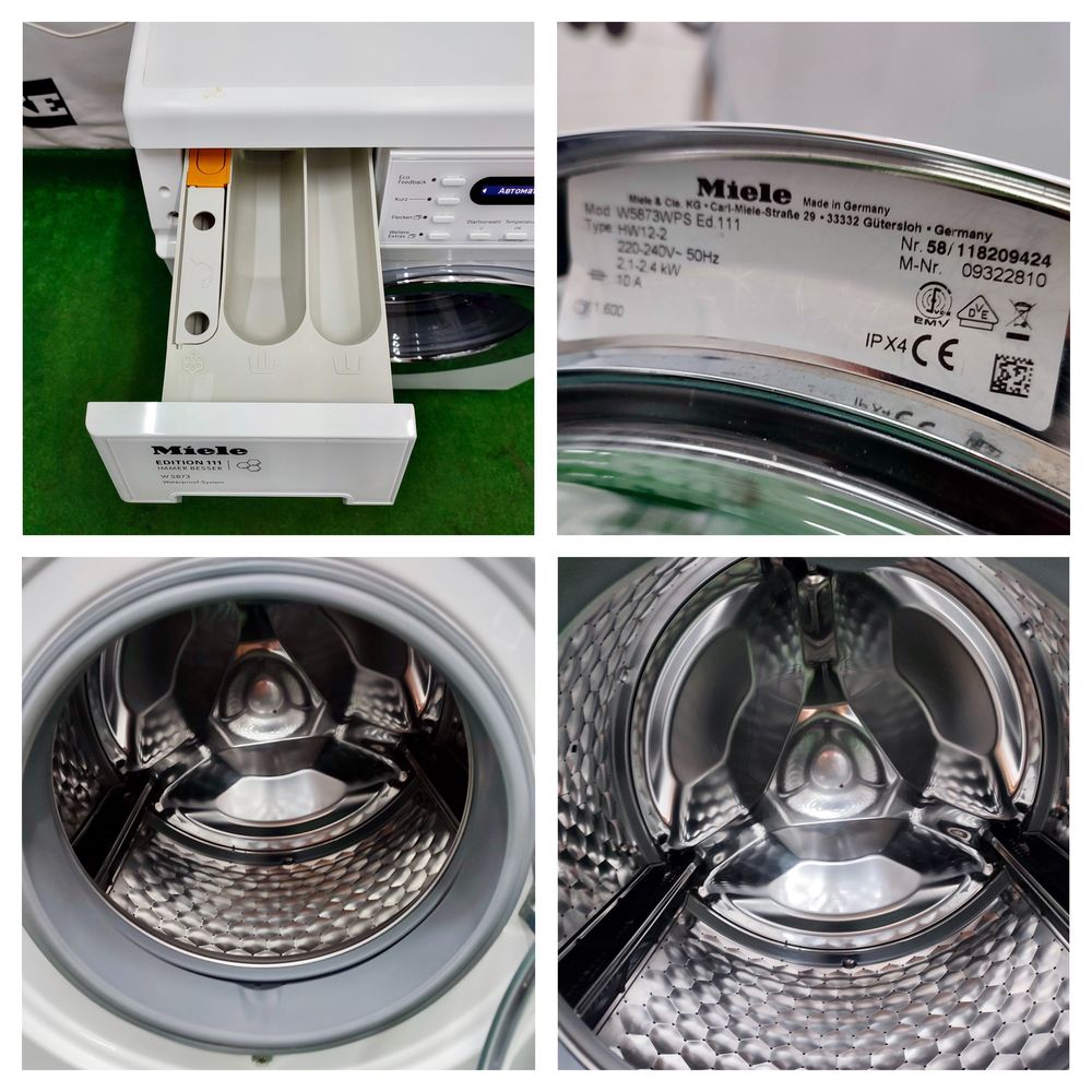 Комплект пральна і сушильна машина Miele W1/T1 Edition111 W5873/T8861