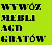 Wywóz mebli agd elektrośmieci gratów opróżnianie piwnic garaży odpadów