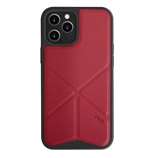 Uniq Etui Transforma Iphone 12/12 Pro6,1" Czerwony/Coral Red