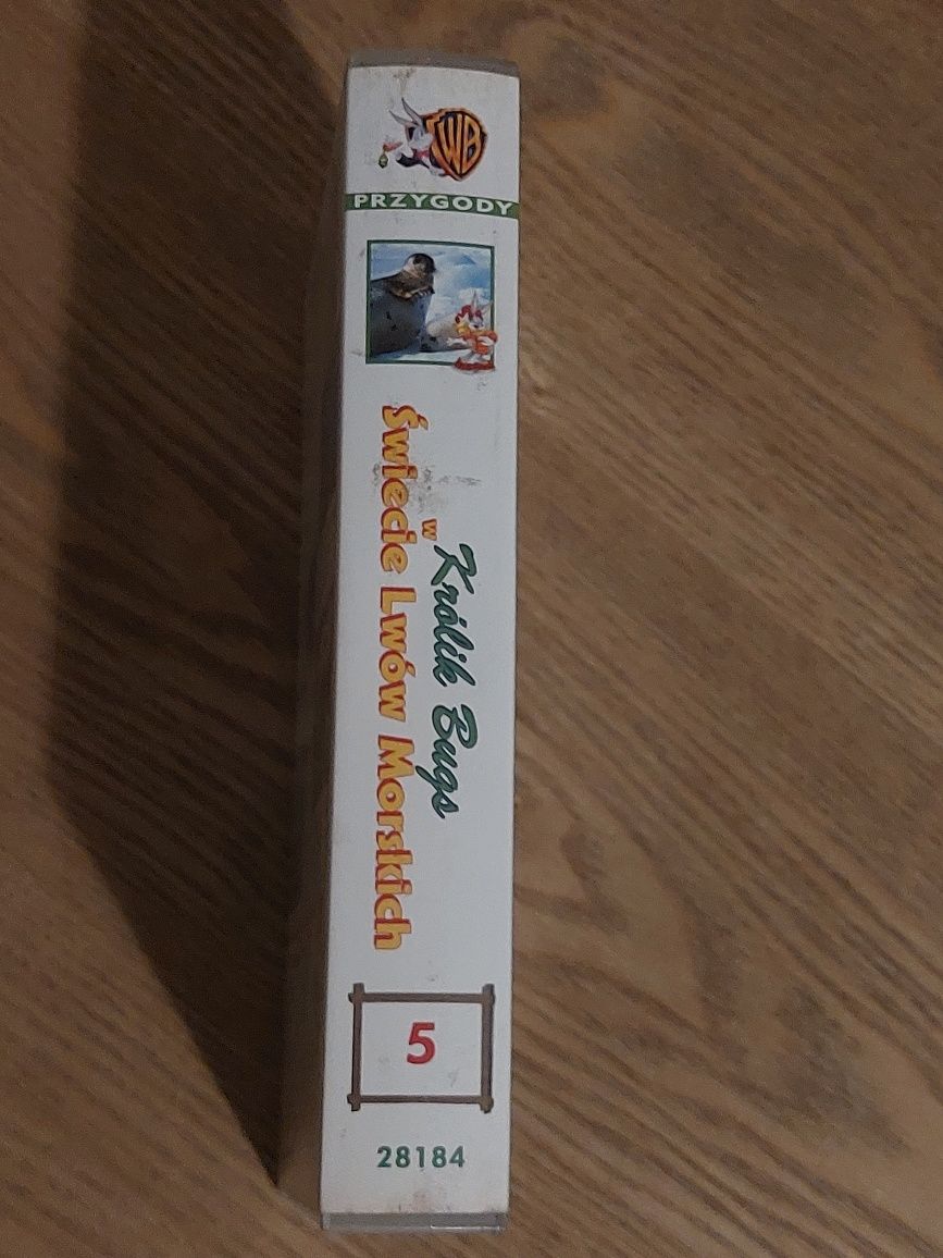 Królik Bugs w świecie lwów morskich zafoliowana kaseta nowa bajla vhs