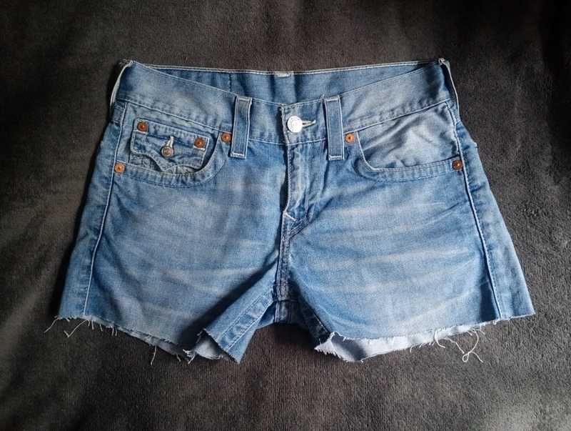 Szorty dżinsowe raw hem True Religion