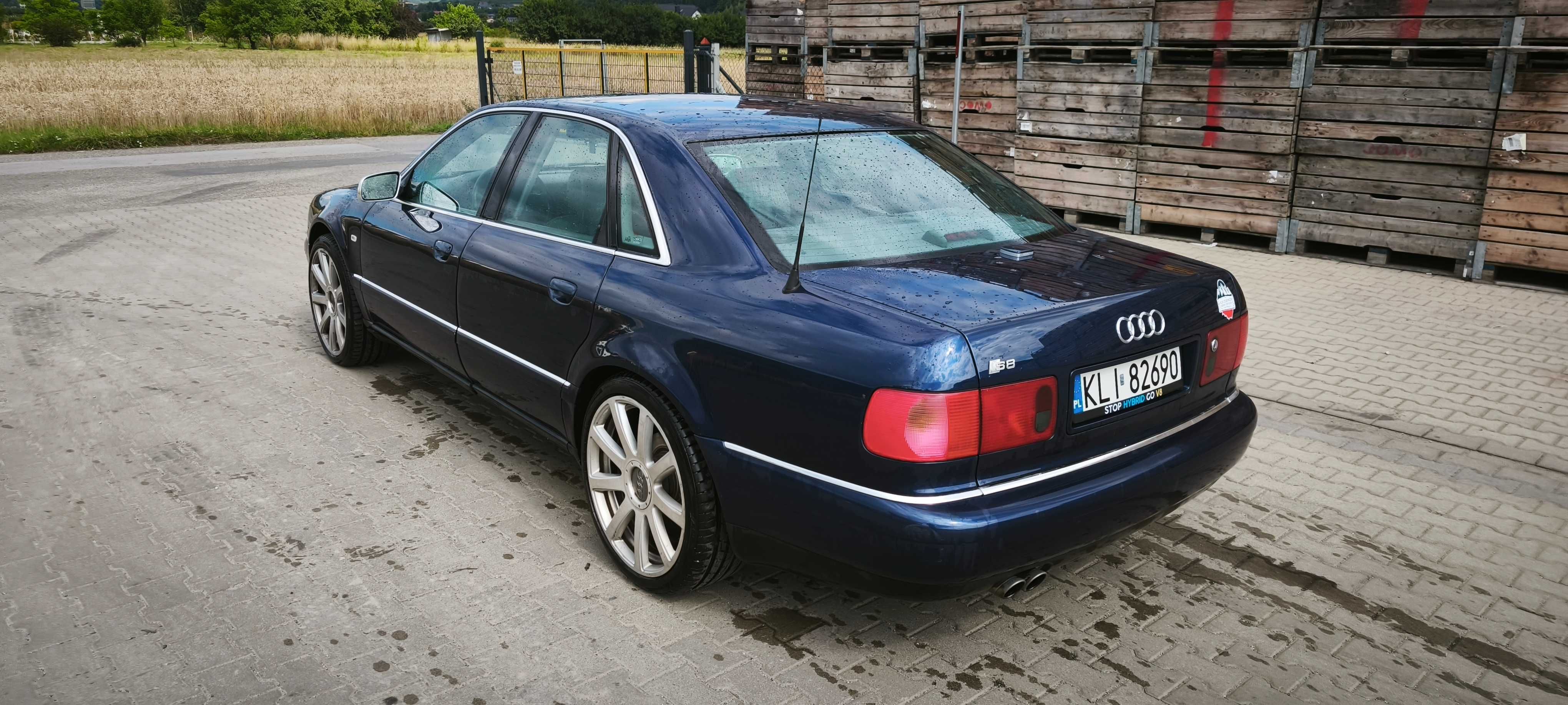 AUDI S8 D2 2000r 4,2 v8 BENZYNA GAZ