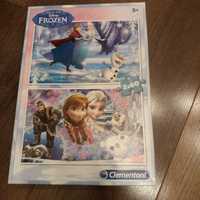 Puzzle Frozen. 2 x 60 elementów.