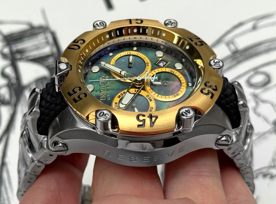 Часы Invicta 47217 Reserve Venom Cobra Swiss 54 mm. 200 MT.