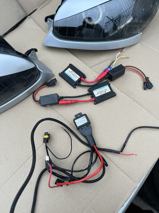 Фары Lanos - Sens - Би Линзы / ресницы / ксенон Н1 / блоки