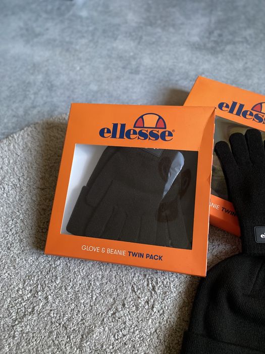 Шапка та рукавиці Ellesse оригінал нові чоловічі зимові набір комплект