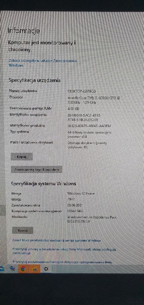 Do sprzedania  komputer z wbudowanym monitorem