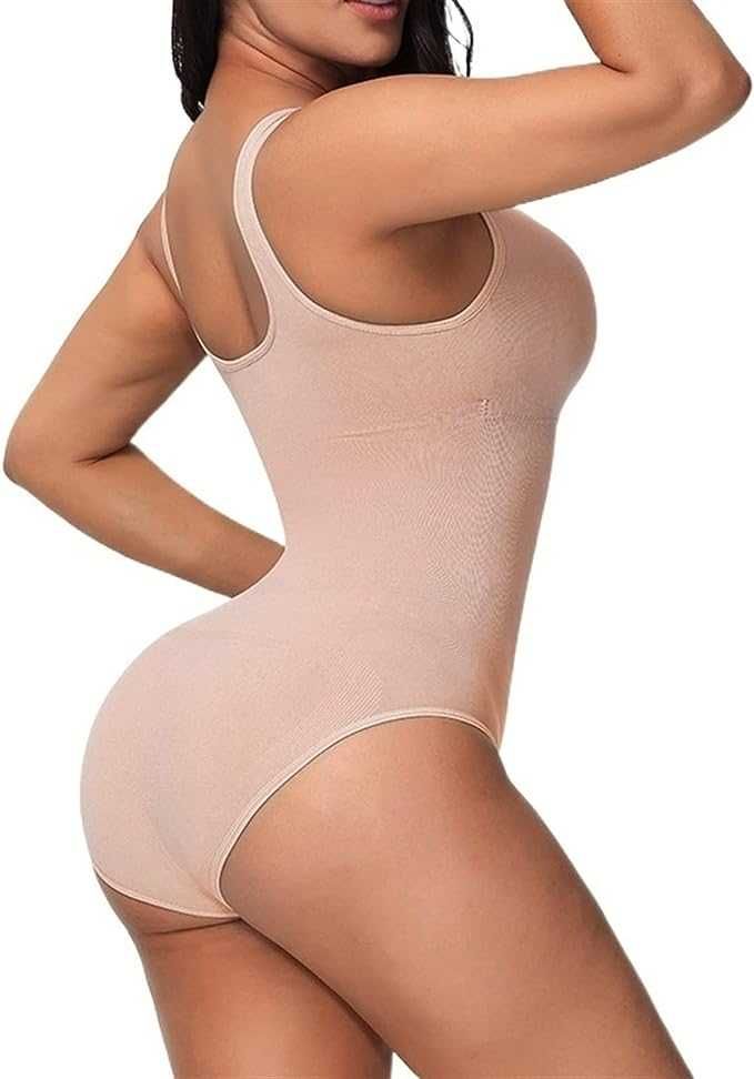 Nowe wyszczuplające body/Bielizna/Odzież pod ubranie/ ! M ! /B128-BEŻ