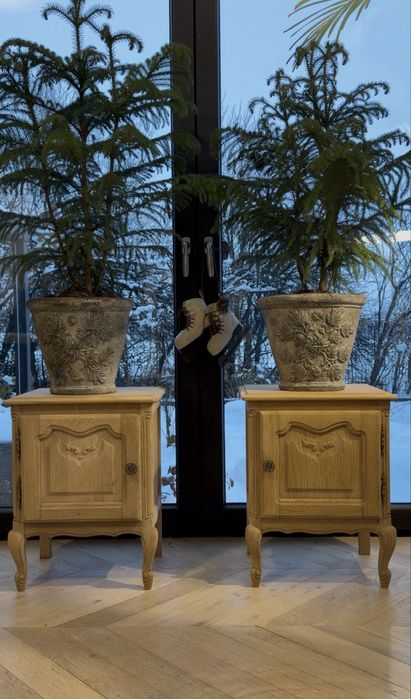 Ludwikowskie szafki nocne , stoliki nocne - st.surowy