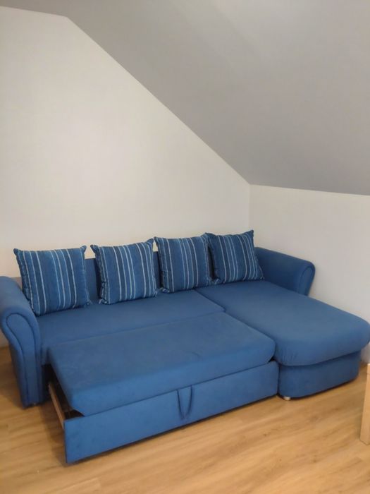 Rogówka łóżko kanapa sofa narożnik z funkcją spania