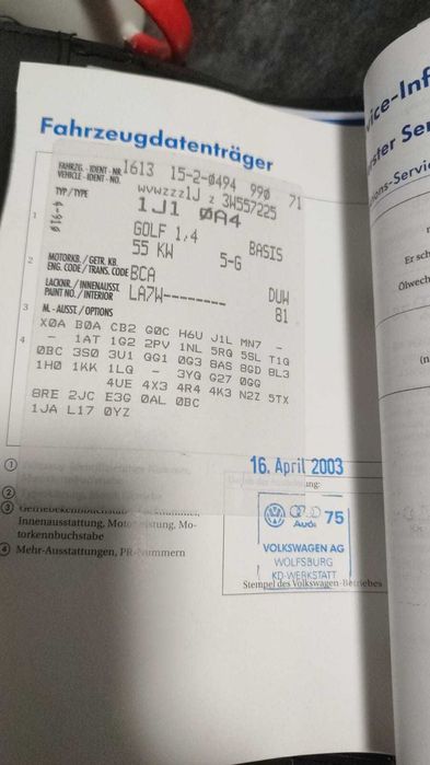 Volkswagen Golf IV • 2003 • 1.4 фольксваген бензин гольф 4