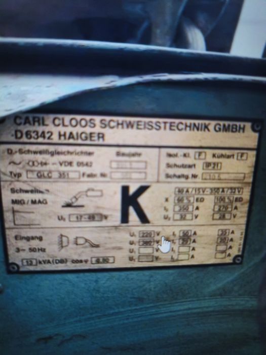 Migomat Carl Cloos gmbh D 6342