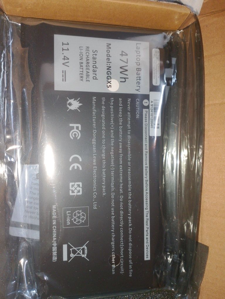 Nowa bateria Dell NGGX5 47Wh 11.4V