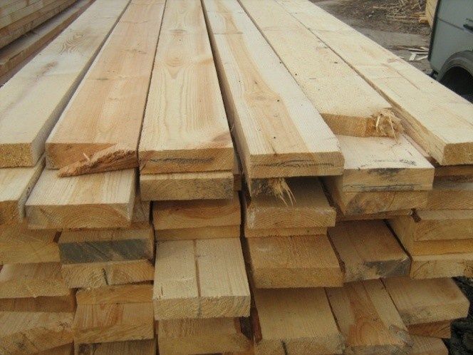 Дошка необрізна суха столярна різних розмірів