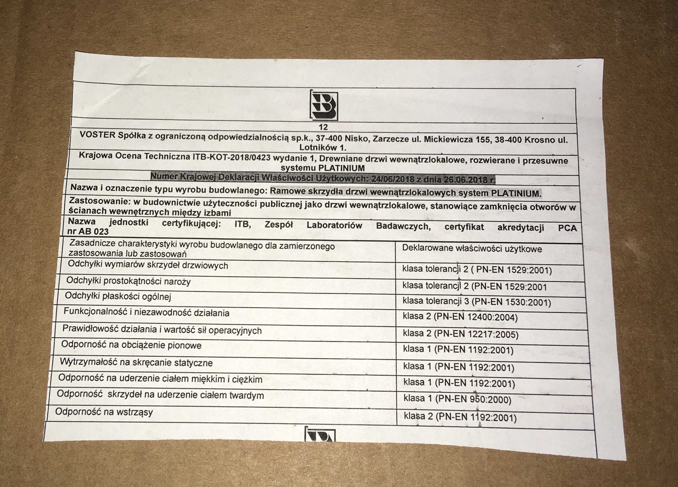 Ościeżnica 80P regulowana 220-260 bezprzylgowa Artens V-Retto