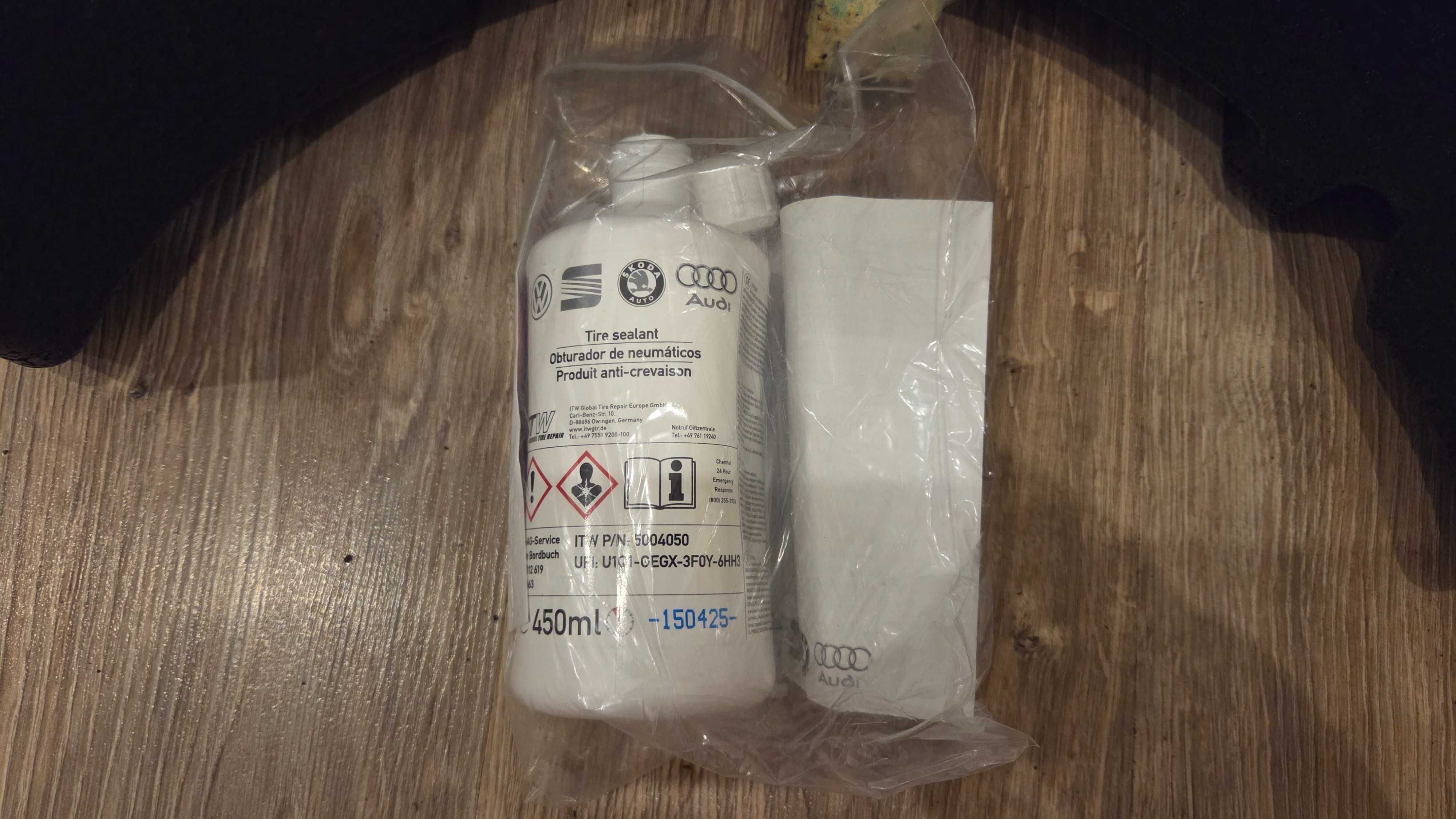 Sprzedam styropian wkład bagażnika vw passat b8 + płyn uszczelniający.