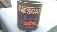 Puszka Nescafe instant coffee stara