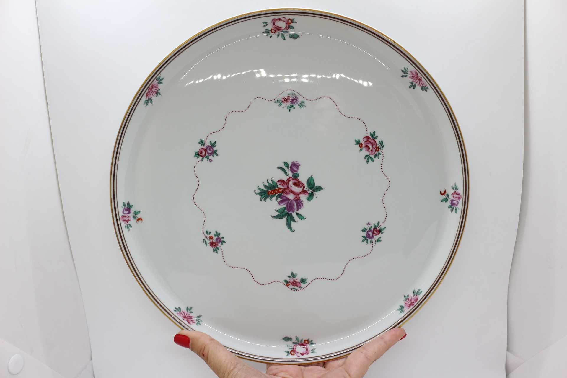 Prato de Tarte Coleção Sílvia Vista Alegre 1980 28,3 cm