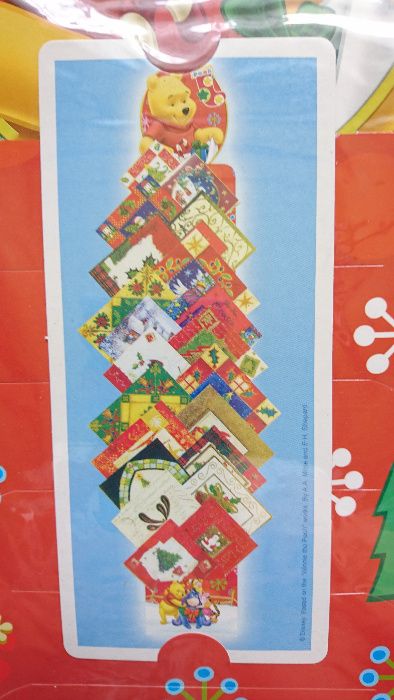 uchwyt organizer na kartki świąteczne Kubuś Puchatek