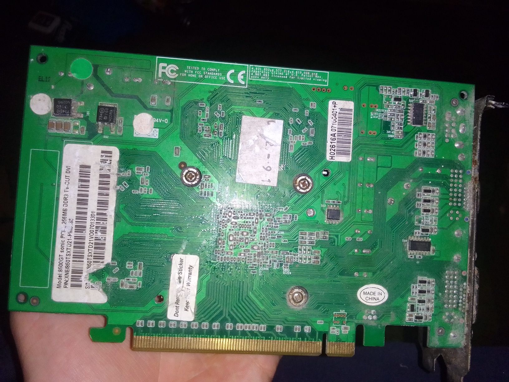 Retro karta graficzna 8500gt 256 ddr3