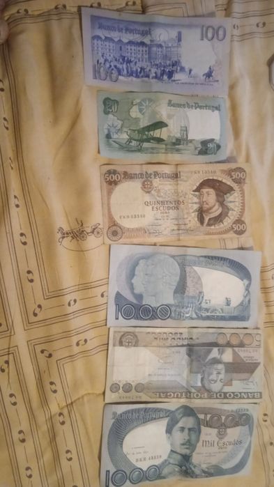 Vende nota para colecionador escudo.