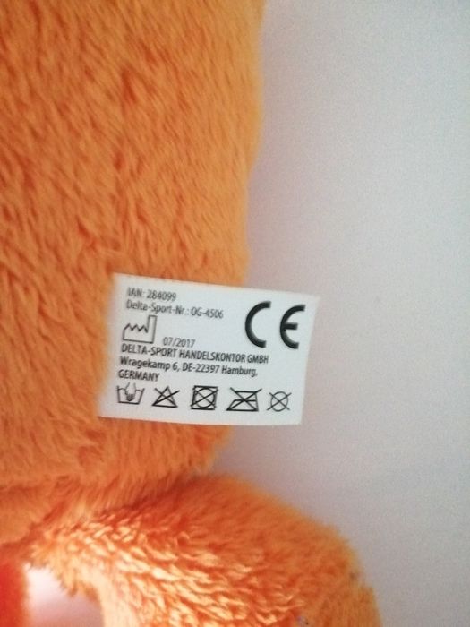 Pluszowa marchewka nowa