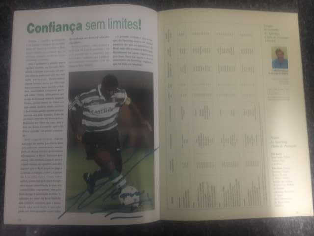 Taça Uefa - Sporting vs Real Madrid - Programa Oficial - 1994/1995