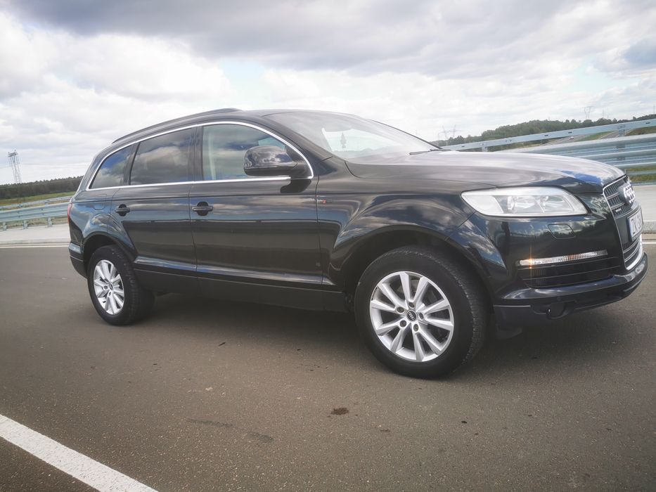 Audi q7 3.0 tdi czarna czarne skóry ew. zamiana na skuter wodny