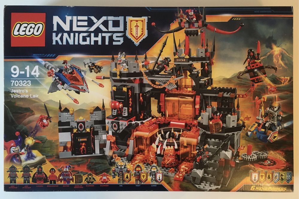 LEGO Nexo Knights 70323 Wulkaniczna kryjówka Jestr